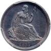 1837 Liberty Seated 10C. Lg Date PCGS Proof 63