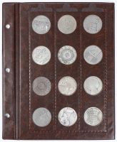 Lot of Twelve Different 45mm. Antiqued Silver State Medals