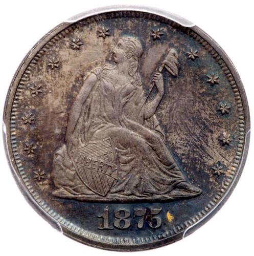 1875 Twenty Cents PCGS Proof 65