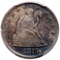 1875 Twenty Cents PCGS Proof 65