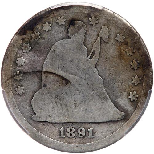 1891-O Liberty Seated 25C