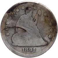 1891-O Liberty Seated 25C