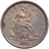 1845-O Liberty Seated 50C. No Drapery