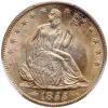 1855-O Liberty Seated 50C. Arrows PCGS MS65