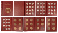 Collection of Eleven Jewish Holiday Gold, Silver and Bronze State Medals
