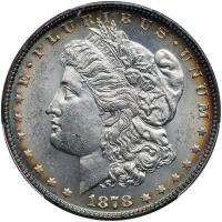 1878 Morgan $1. Strongly Dbld Tail Feathers