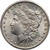 1881-CC Morgan $1