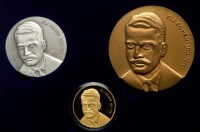 Eli Cohen Set of Gold, Silver and Bronze State Medals