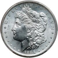 1881-S Morgan $1