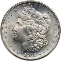 1882-S Morgan $1