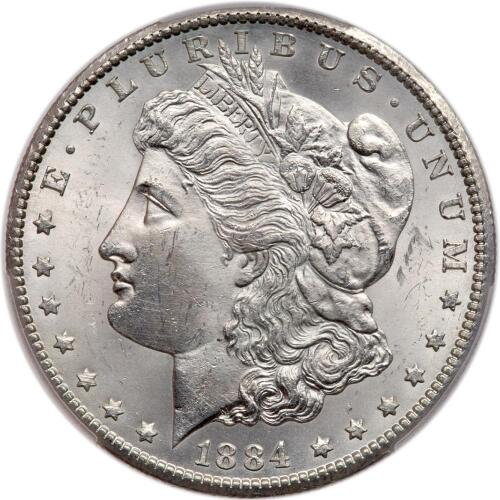 1884-CC Morgan $1