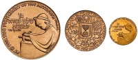 Trio of Bar Mitzvah Gold State Medals