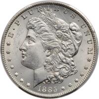 1885-CC Morgan $1