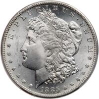 1885-S Morgan $1