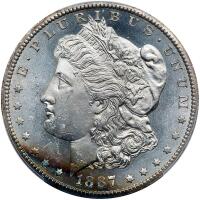 1887-S Morgan $1