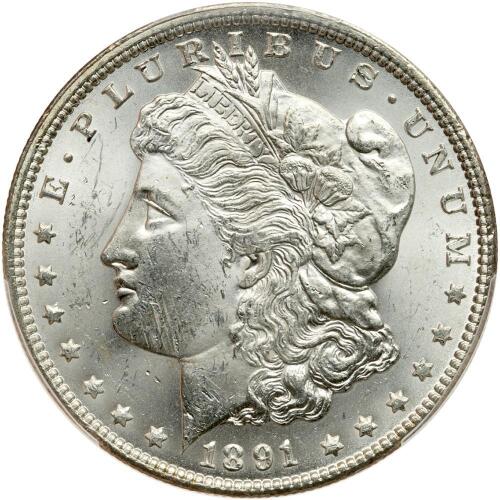 1891-CC Morgan $1