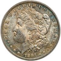 1891-S Morgan $1