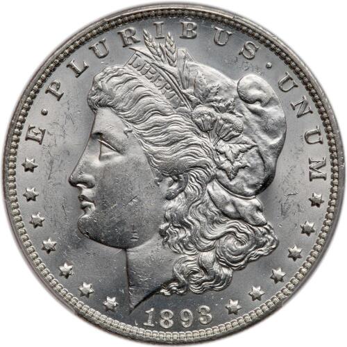 1893-O Morgan $1
