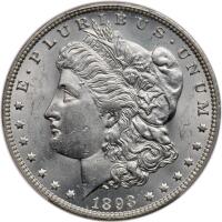 1893-O Morgan $1