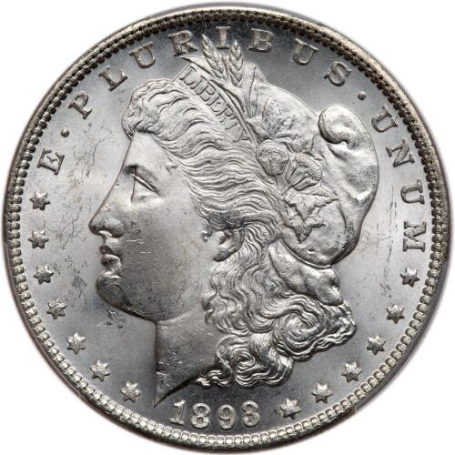 1893 Morgan $1 PCGS MS64