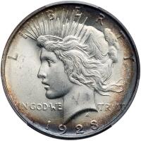 1923-D Peace $1