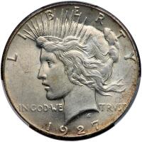 1927 Peace $1
