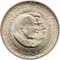 1953 Carver-Washington 50C PCGS MS66