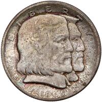 1936 Long Island Half Dollar. 2-piece lot
