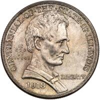 1918 Illinois Half Dollars.