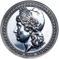 1892. On the 400th Anniv. of the Discovery of America. Struck in Aluminum 90 mm. KM 222 type