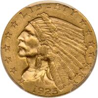 1925-D $2.50 Indian