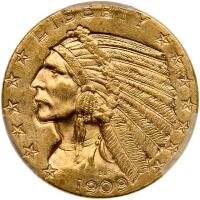 1909-D $5 Indian