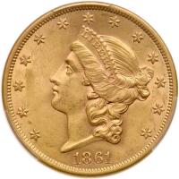 1861 $20 Liberty