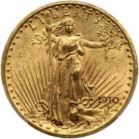 1910 $20 St. Gaudens