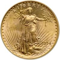 1914-S $20 St. Gaudens