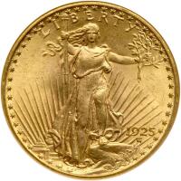 1925 $20 St. Gaudens