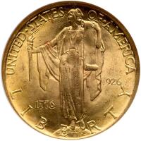 1926 Sesquicentennial Gold $2.50