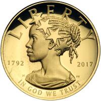 2017-W. American Liberty $100.00 1 ozt Gold High Relief Gem Proof