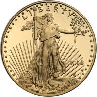 2014. $50.00 American Gold Eagle 1oz Gem Proof
