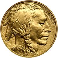2006. $50.00 Gold Buffalo 1 ozt .9999 Fine
