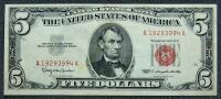 $5 U.S. Note Red Seal Series of 1963