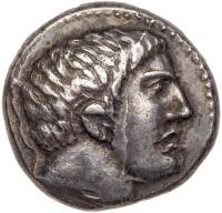 Paeonian Kingdom. King Leykkeois, 356-335 BC. Silver Tetradrachm (12.71g)