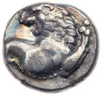 Thrace. Cherronesos. Ca. 400-359 BC. Silver Hemidrachm (2.38 g)
