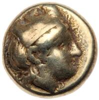 Lesbos, Myteilene. Circa 450-330 BC. Electrum 1/6 Stater (2.51 g) VF
