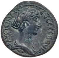 City Coins of Israel. Neapolis (Shechem). Faustina II. AE 28 (10.39 g), Augusta, 147-175 CE