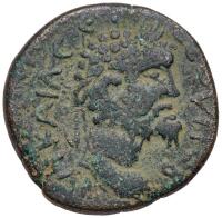 City Coins of Israel. Rabbath-Moba. Septimius Severus, AD 193-211. AE 26 mm