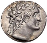 Ptolemaic Kingdom. Cleopatra III and Ptolemy IX Soter II (Lathyros). Silver Tetradrachm (13.31 g), 116-107 BC