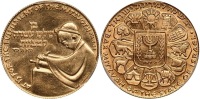 Bar Mitzvah Set of Three Gold Medals