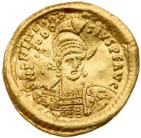 Theodosius II, AD 402-450. Gold Solidus (4.33g)