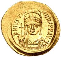 Justinian I, 527-565. Gold Solidus (4.49g)